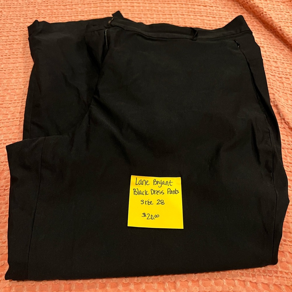 Lane Bryant Black dress pants